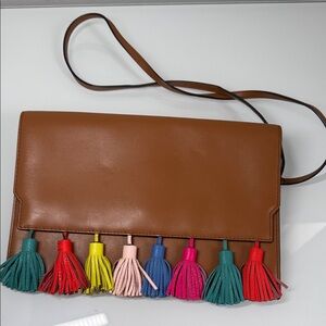 Rebecca Minkoff Sofia Tassel Crossbody Clutch- Coachella bag